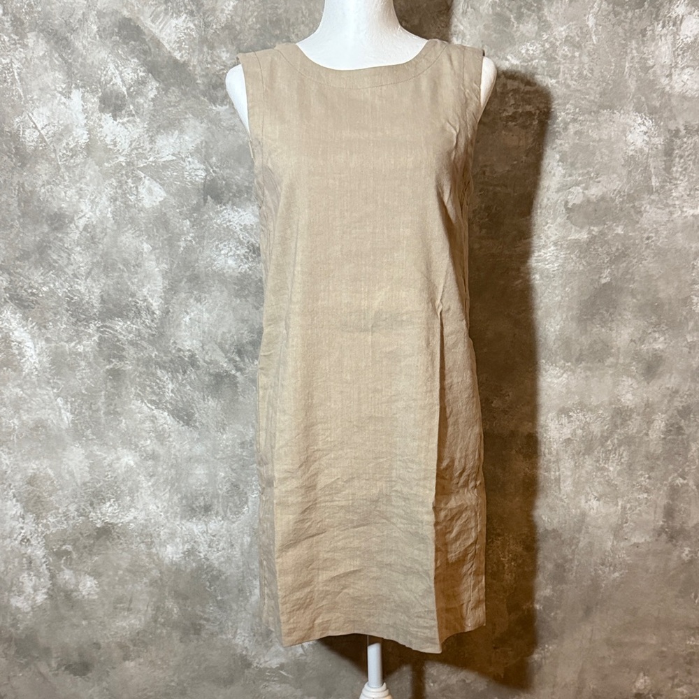 Theory Tan Midi Dress (Size 14)